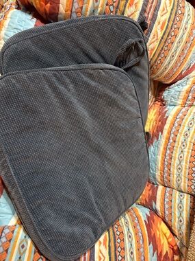 Brooks Brothers Blue Textured Seat Cushions